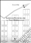 Lezioni di statistica per la fisica sperimentale libro