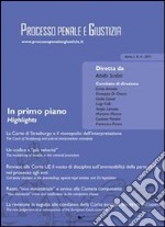 Processo penale e giustizia (2011) (4) libro