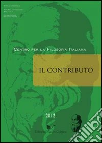 Il contributo (2012) vol. 1-2