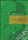 Il contributo (2012) vol. 1-2 libro