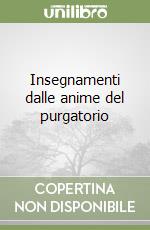 Insegnamenti dalle anime del purgatorio libro