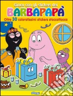 Gioco con gli stickers dei Barbapapà. Oltre 30 coloratissimi stickers staccattacca libro