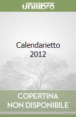 Calendarietto 2012 libro