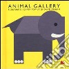 Animal gallery. Sculture di carta. Libro pop-up. Ediz. illustrata libro di Pelham David