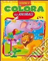 Scopri e colora gli animali. Ediz. illustrata libro