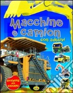 Macchine e camion con adesivi libro