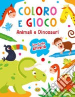 Animali e dinosauri. Coloro e gioco. Ediz. a colori libro