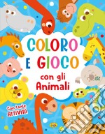 Coloro e gioco con gli animali. Ediz. a colori libro