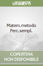 Matem.metodo Perc.sempl. libro