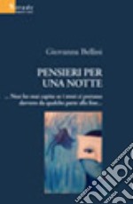 Pensieri per una notte libro