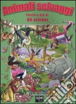 Animali selvaggi. Libro puzzle. Con adesivi. Ediz. illustrata libro