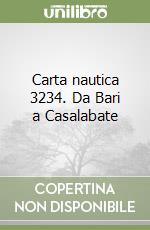 Carta nautica 3234. Da Bari a Casalabate libro