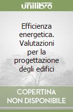 Efficienza energetica. Valutazioni per la progettazione degli edifici libro