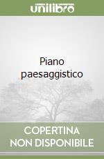 Piano paesaggistico libro