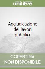 Aggiudicazione dei lavori pubblici libro