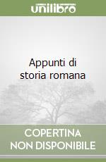 Appunti di storia romana libro