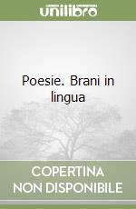 Poesie. Brani in lingua libro