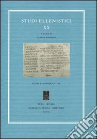 Studi ellenistici. Vol. 20