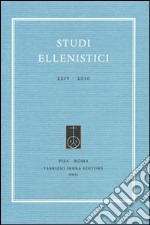 Studi ellenistici. Vol. 24 libro