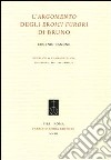 L'argomento degli eroici furori di Bruno libro di Canone Eugenio