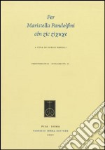 Per Maristella Pandolfini cên zic zikuke libro