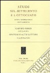 Gasparo Gozzi (1713-2013). Epistole e altre lettere libro