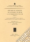 Studies in honour of Luciano Petech. A commemoration volume 1914-2014 libro