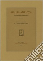 Studi in memoria di Giacomo Manganaro libro