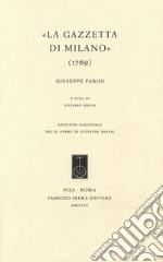 «La Gazzetta di Milano» (1769) libro