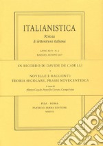 In ricordo di Davide De Camilli. Novelle e racconti: teoria secolare, prassi novecentesca libro