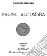 Pagine all'ombra libro