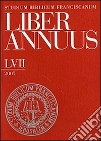 Liber Annuus 2007 libro