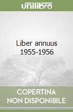 Liber annuus 1955-1956