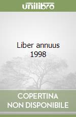 Liber annuus 1998 libro