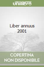 Liber annuus 2001