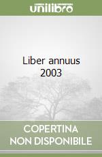 Liber annuus 2003