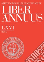 Liber annuus 2016. Ediz. multilingue libro