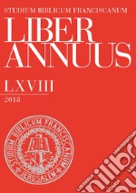 Liber annuus 2018. Ediz. multilingue libro