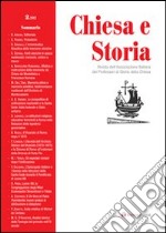 Chiesa e storia. Rivista dell'Associazione Italiana dei Professori di Storia della Chiesa. Vol. 2 libro