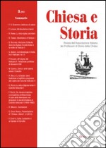 Chiesa e storia. Rivista dell'Associazione Italiana dei Professori di Storia della Chiesa. Vol. 3 libro