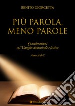 Più parola meno parole. Considerazioni sul Vangelo domenicale e festivo. Anno A-B-C libro