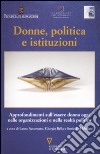 Donne, politica e istituzioni libro