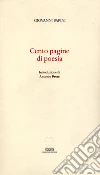 Cento pagine di poesia libro di Papini Giovanni