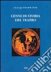 Cenni di storia del teatro libro