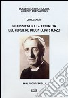 Riflessioni sull'attualità del pensiero di don Luigi Sturzo libro di Corteselli Emilio