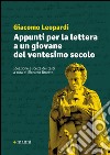 Appunti per la lettera a un giovane del ventesimo secolo libro