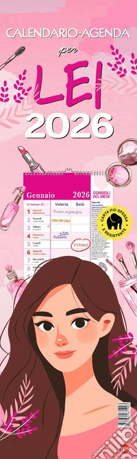Calendario-agenda per lei 2026 libro