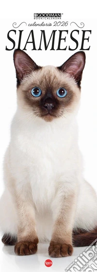 Siamese. Calendario 2026. Long libro