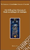 Atti della prima giornata di studi metologici di indologia libro