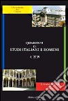 Quaderni di studi italiani e romeni (2009). Ediz. multilingue. Vol. 4 libro